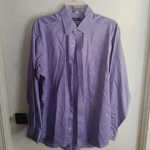 Izod men's long sleeve button down dress shirt